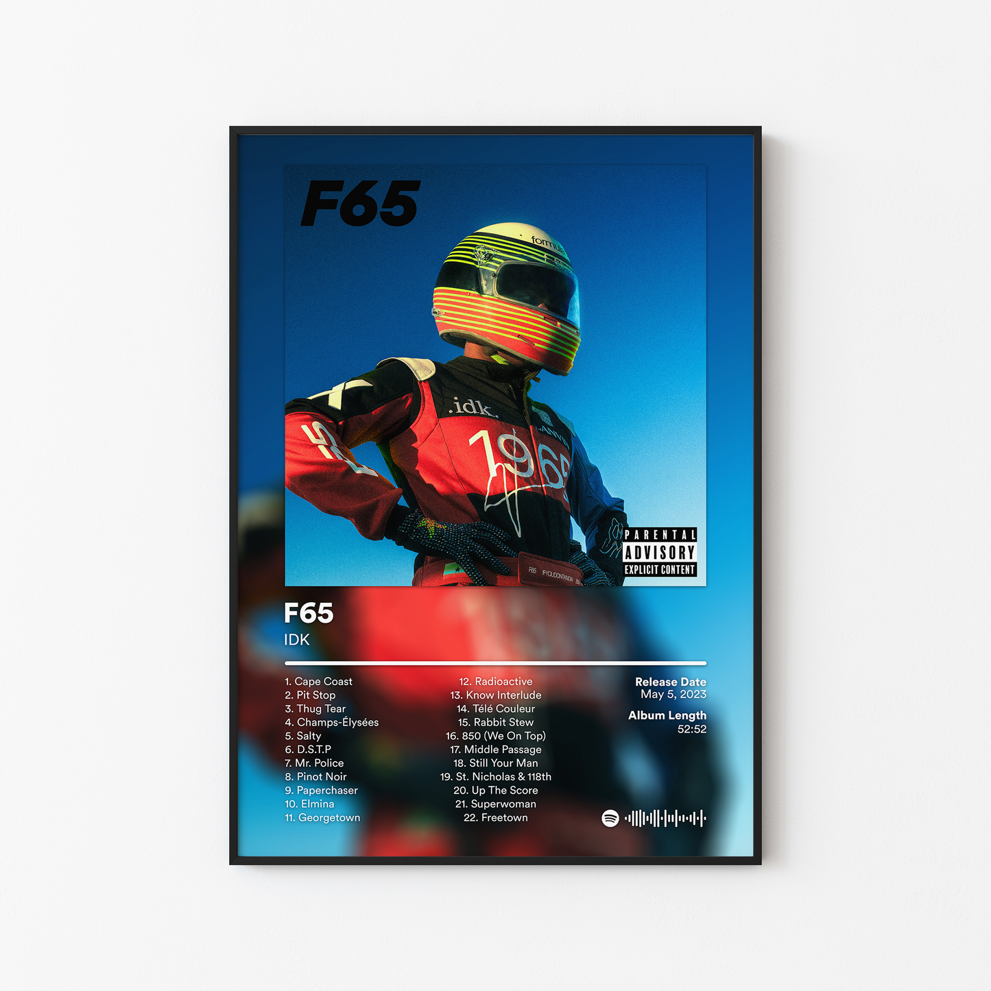 IDK F65 Album Poster
