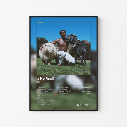 IDK Is He Real Album Poster
