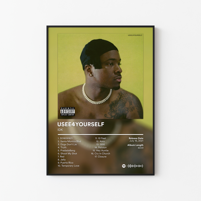 IDK USEE4YOURSELF Album Poster