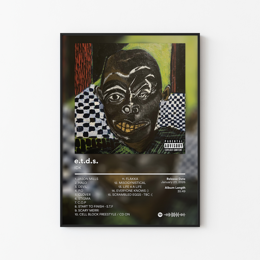 IDK e.t.d.s. Album Poster