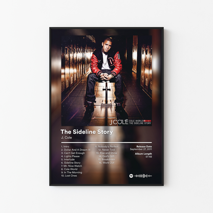 J. Cole Cole World The Sideline Story Album Posters