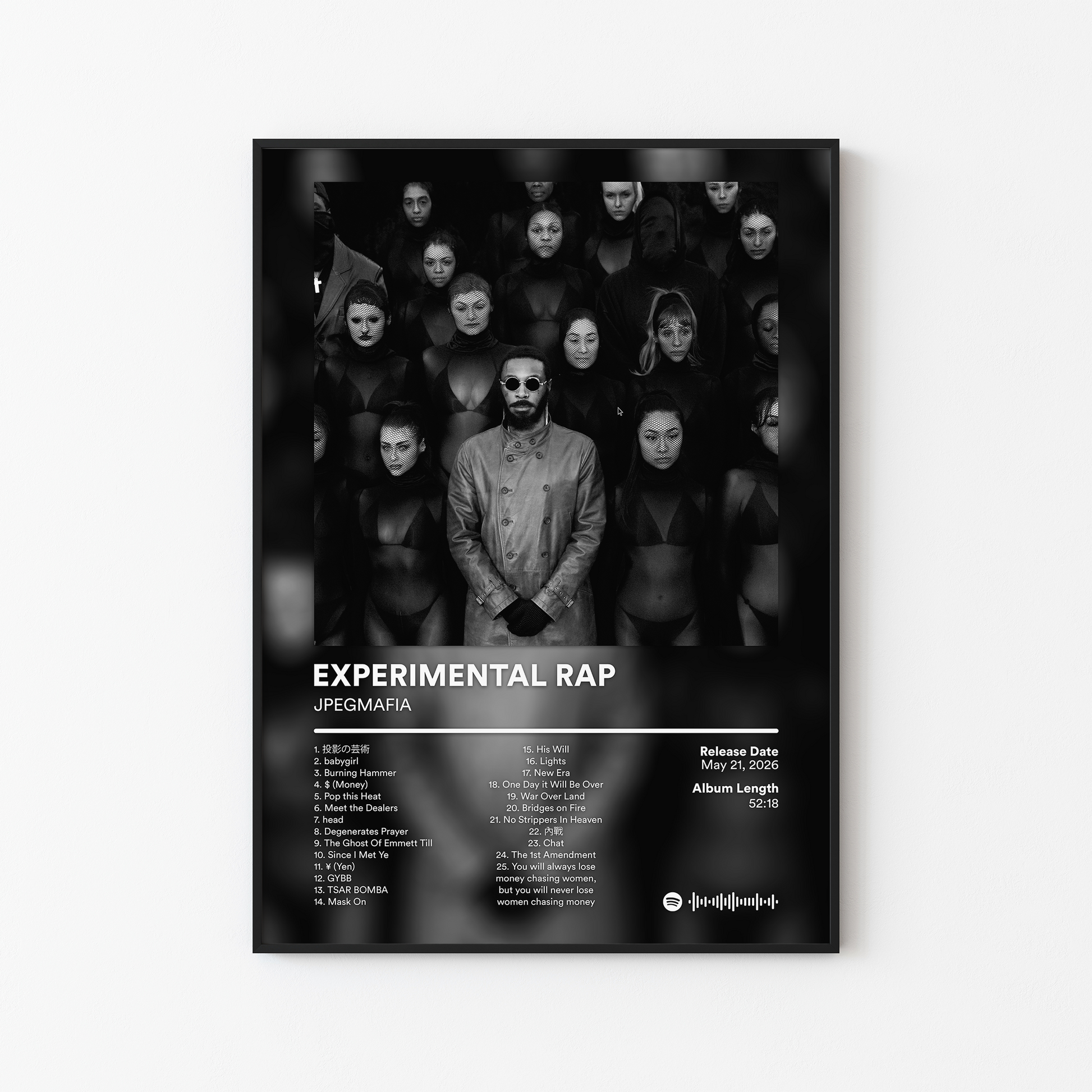 JPEGMAFIA EXPERIMENTAL RAP Album Posters