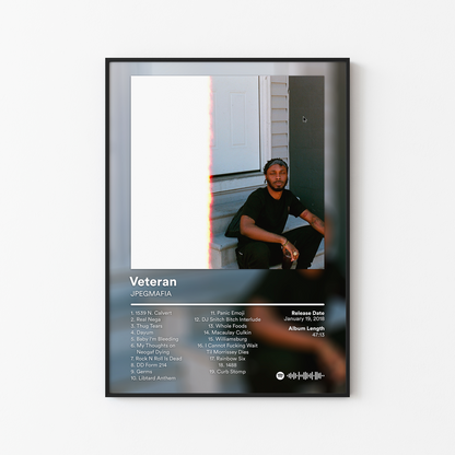 JPEGMAFIA Veteran Album Poster