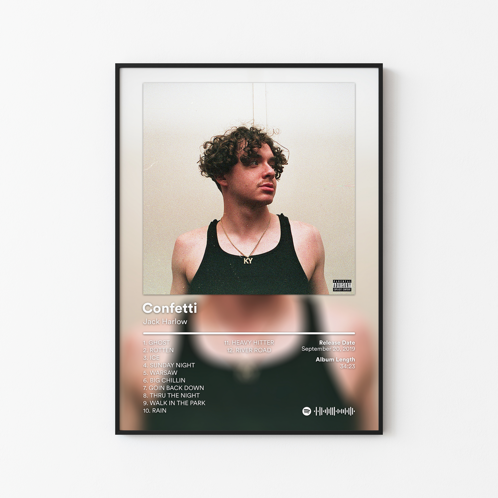 Jack Harlow Confetti Album Poster