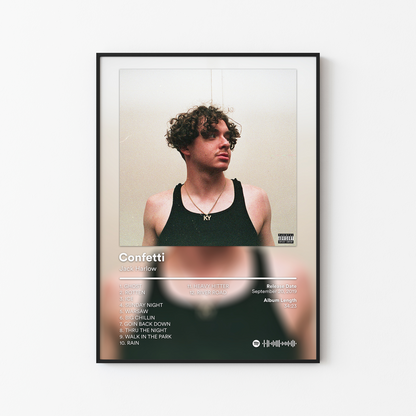 Jack Harlow Confetti Album Poster