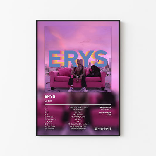 Jaden ERYS Album Poster