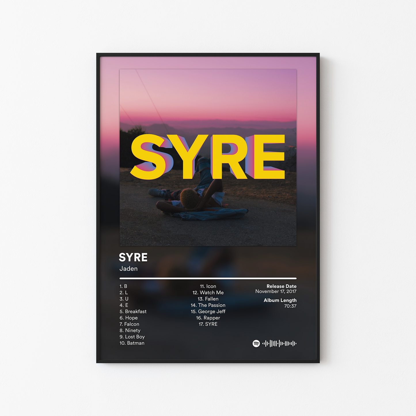 Jaden SYRE Album Poster