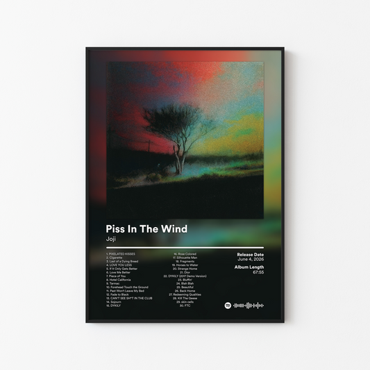 Joji Piss In The Wind Deluxe Album Posters