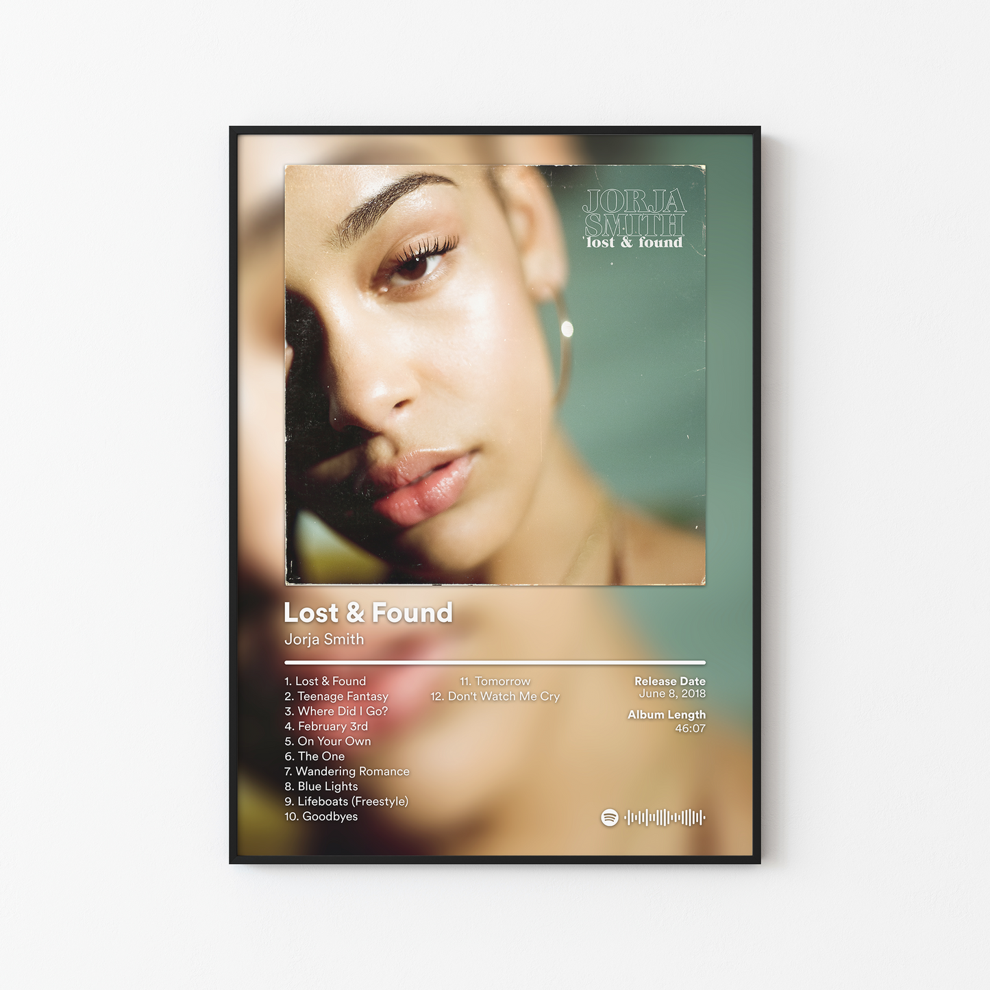 Jorja Smith Lost and Found Album Poster
