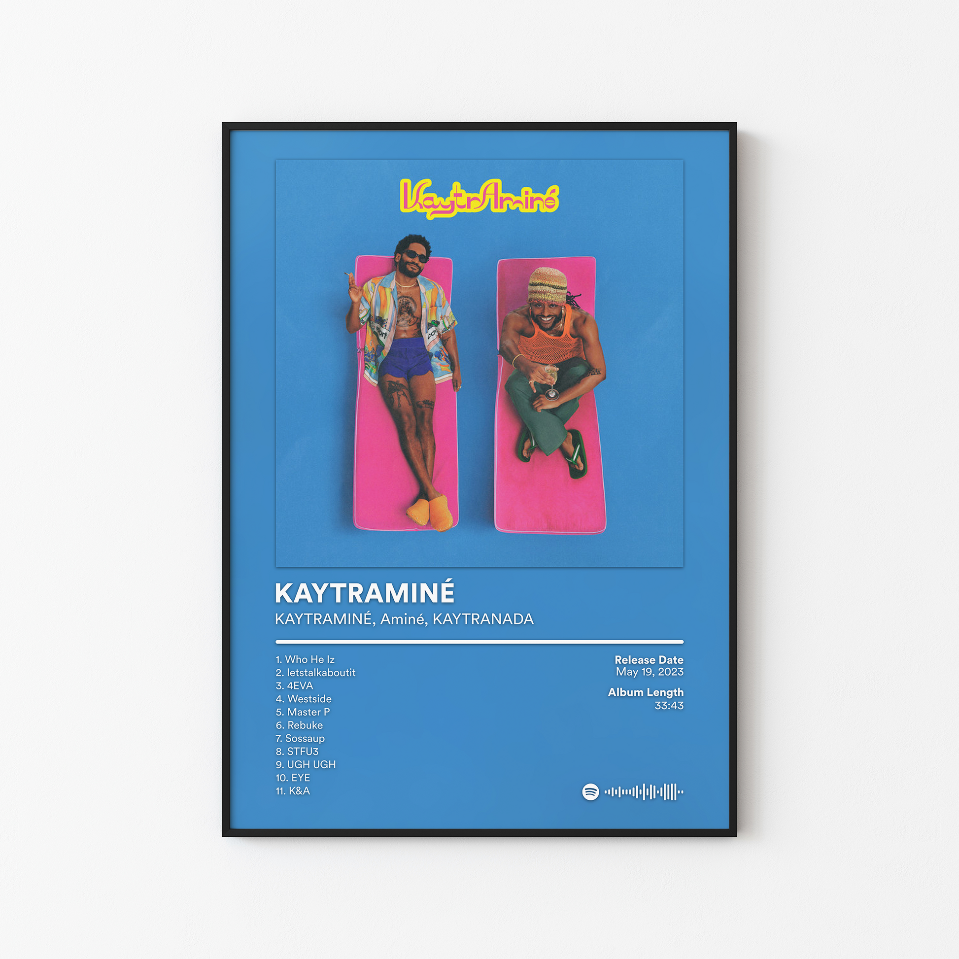 KAYTRANADA KAYTRAMINE Album Poster