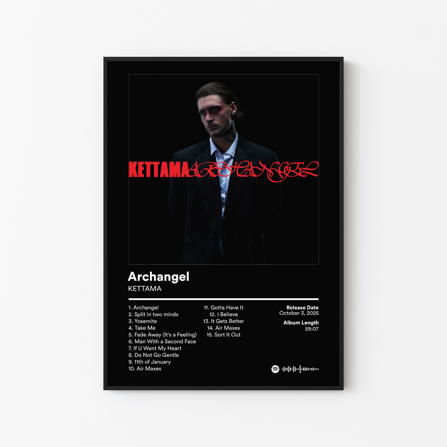 KETTAMA Archangel Album Poster
