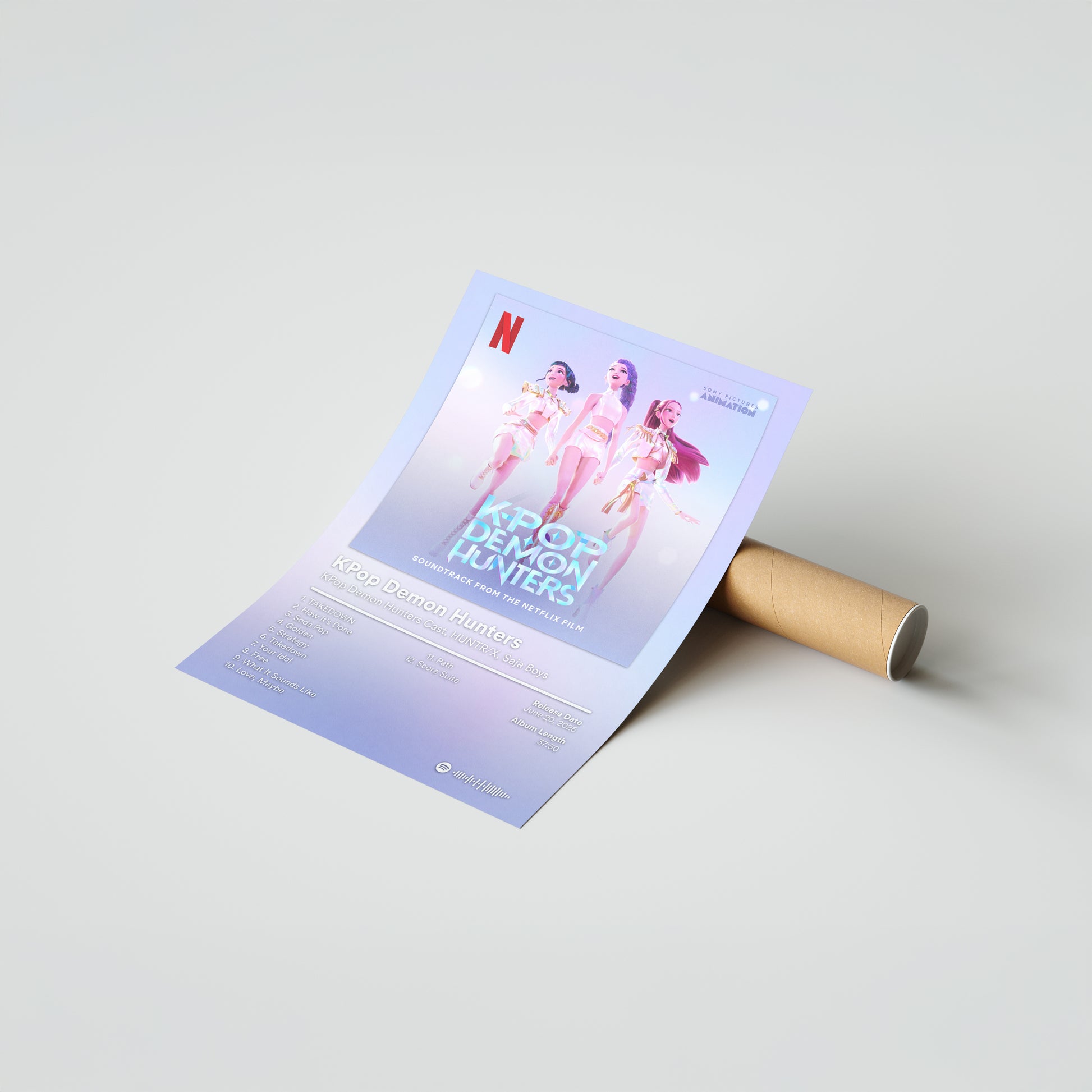 KPop Demon Hunters Album Poster