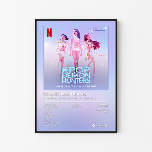KPop Demon Hunters Album Poster