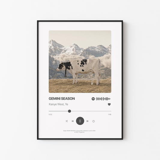 Kanye West GEMINI SEASON Poster