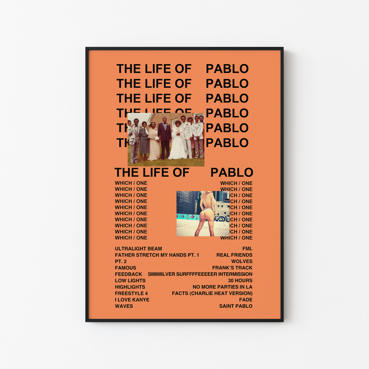Kanye West The Life Of Pablo Poster