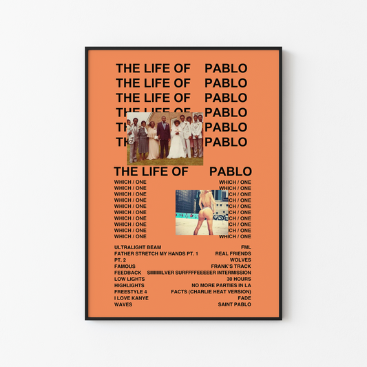Kanye West The Life Of Pablo Poster
