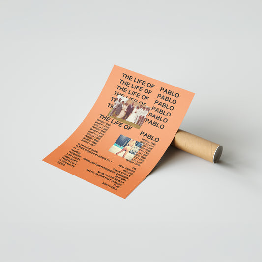Kanye West The Life Of Pablo Poster