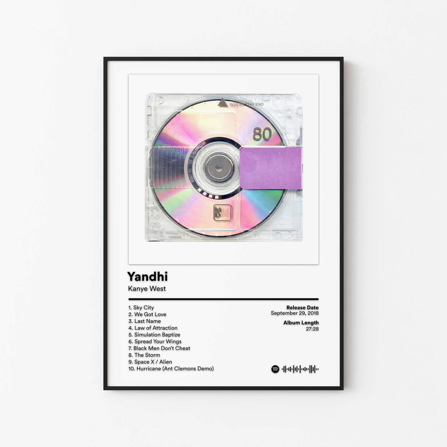 Kanye West Yandhi Album Poster