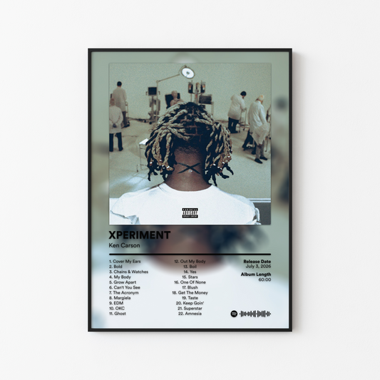 Ken Carson XPERIMENT Album Posters