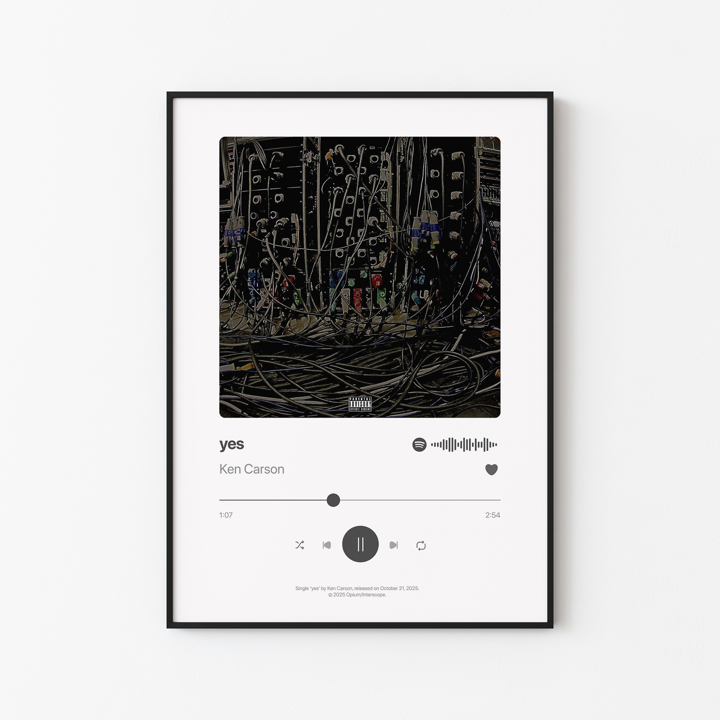 Ken Carson yes Poster