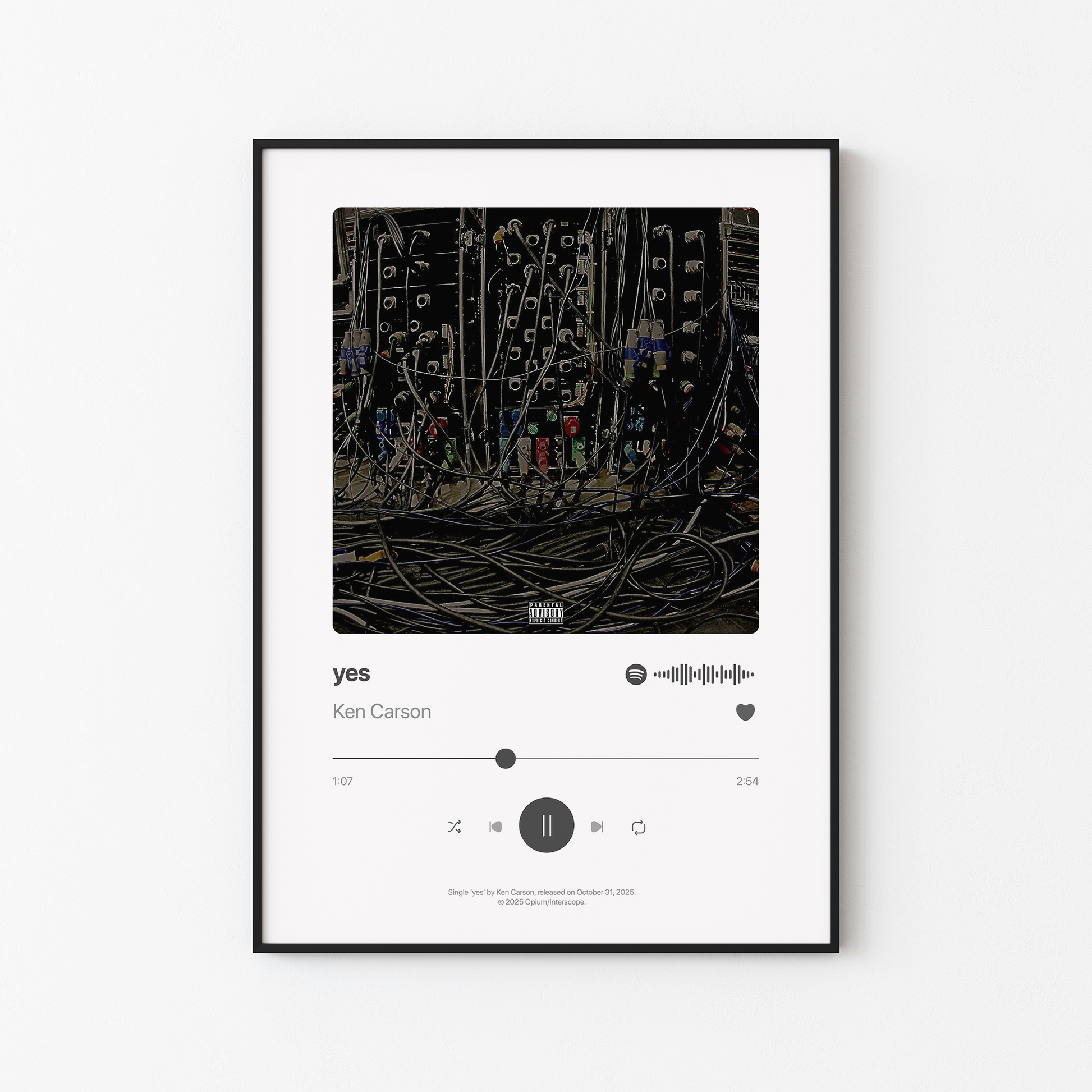 Ken Carson yes Poster