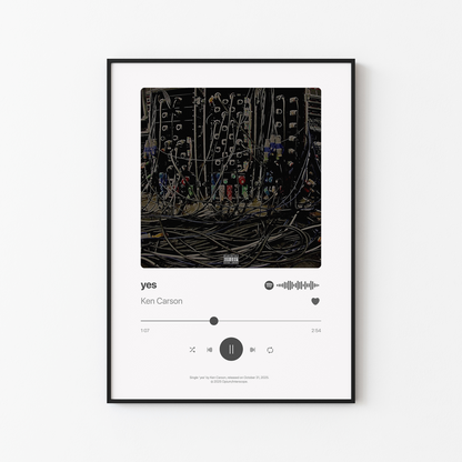 Ken Carson yes Poster