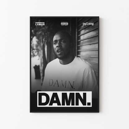 Kendrick Lamar DAMN. Poster