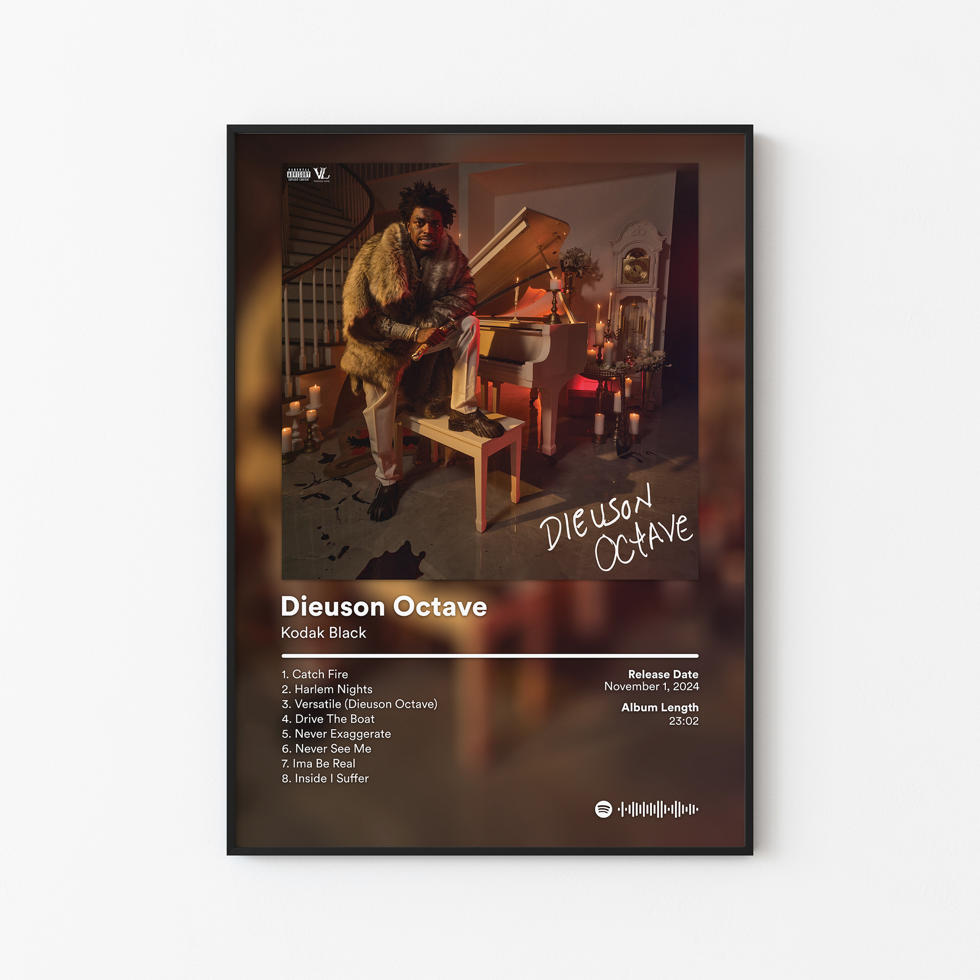 Kodak Black Dieuson Octave Album Poster