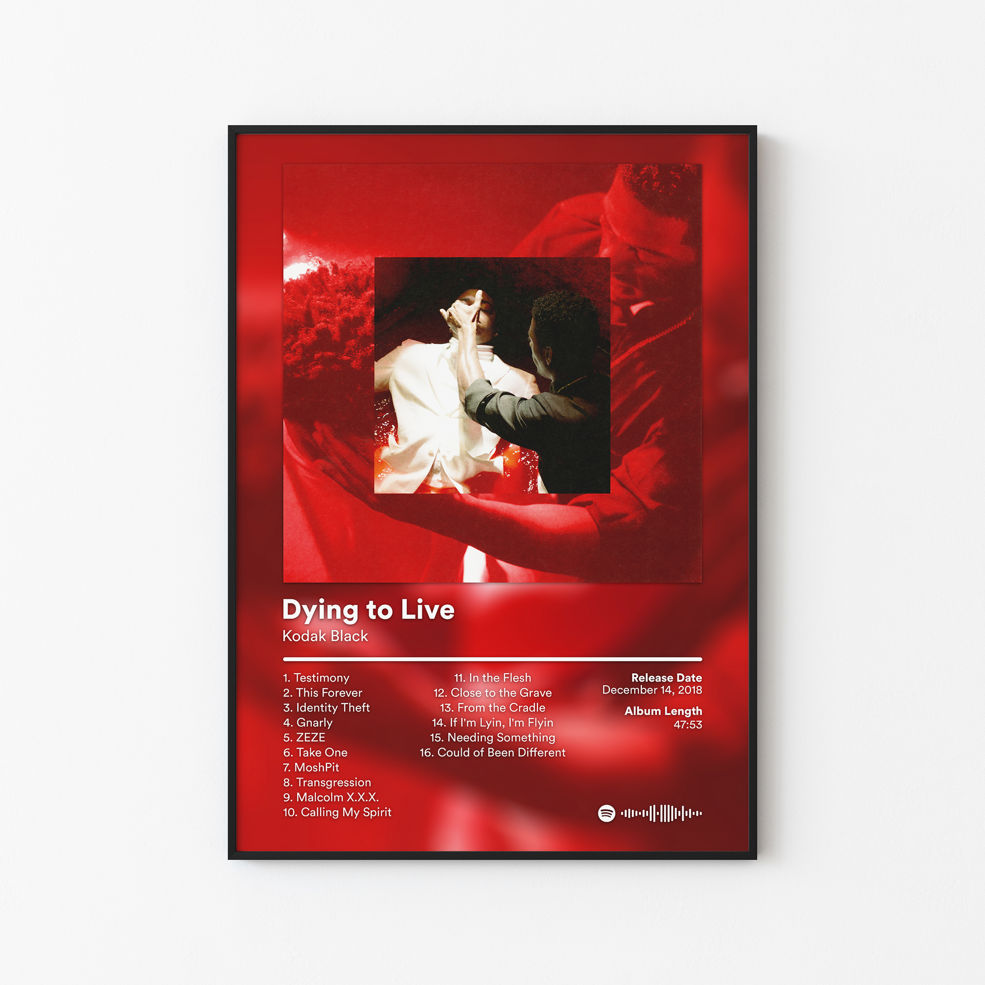 Kodak Black Dying to Live Album Poster