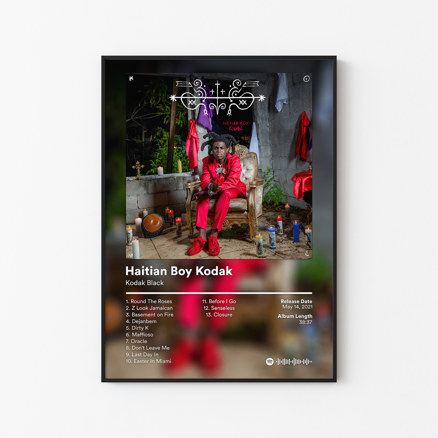 Kodak Black Haitian Boy Kodak Album Poster