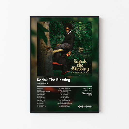 Kodak Black Kodak The Blessing Album Posters