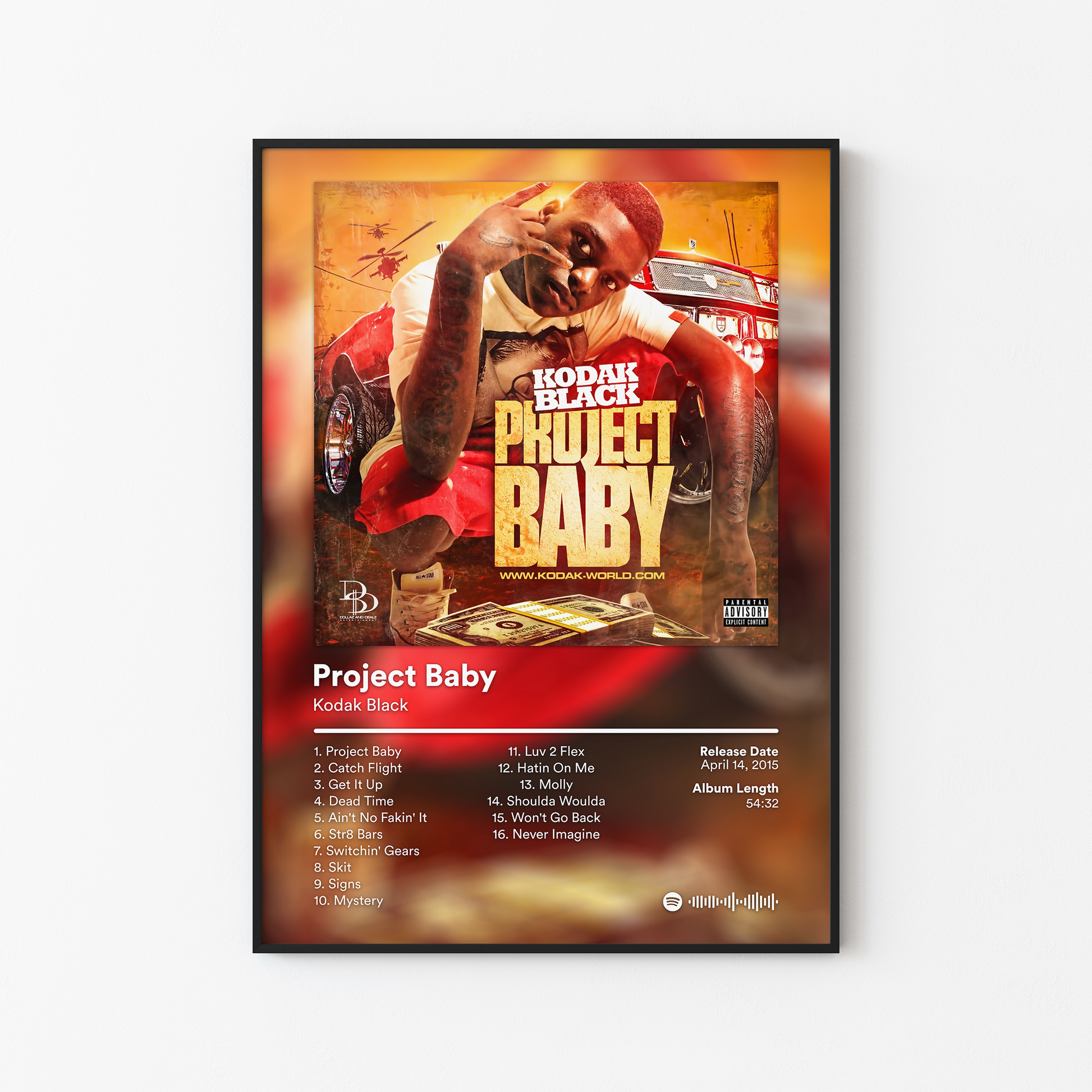 Kodak Black Project Baby Album Poster