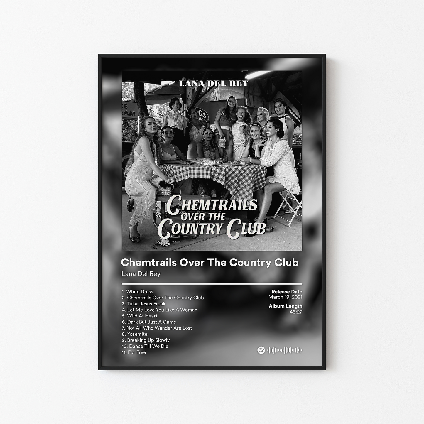 Lana Del Rey Chemtrails Over The Country Club Album Poster