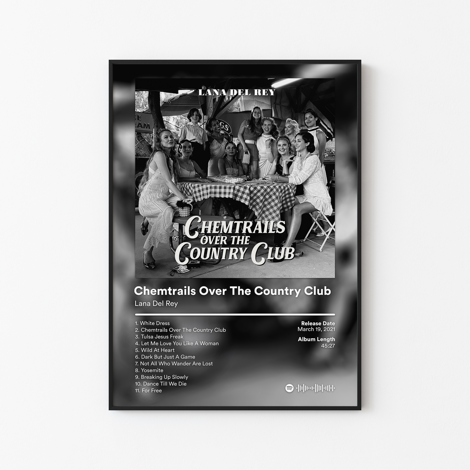 Lana Del Rey Chemtrails Over The Country Club Album Poster