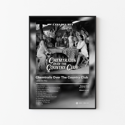 Lana Del Rey Chemtrails Over The Country Club Album Poster