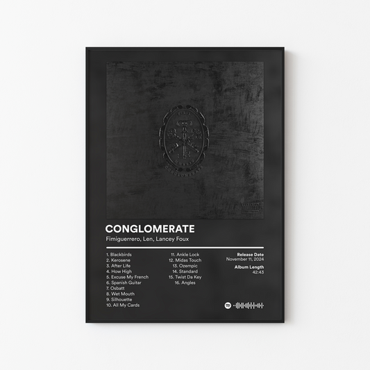 Lancey Foux CONGLOMERATE Album Poster