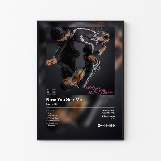 Lay Bankz Now You See Me Album Poster