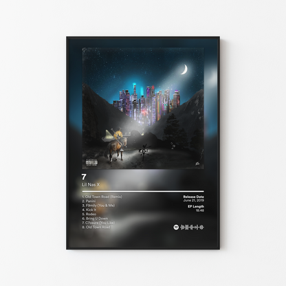 Lil Nas X 7 Album Poster