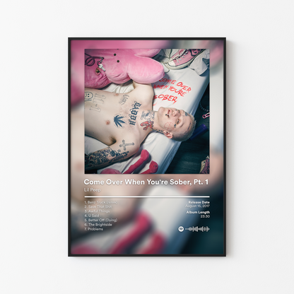 Lil Peep Come Over When Youre Sober Pt 1 Album Poster