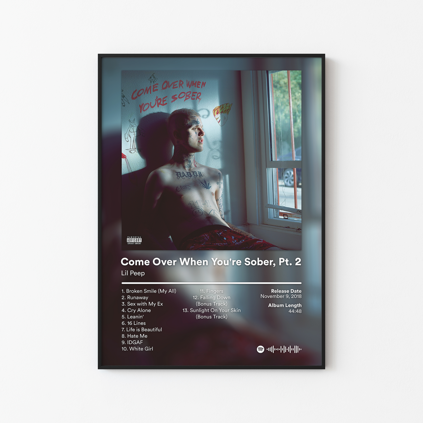 Lil Peep Come Over When Youre Sober Pt 2 Album Poster