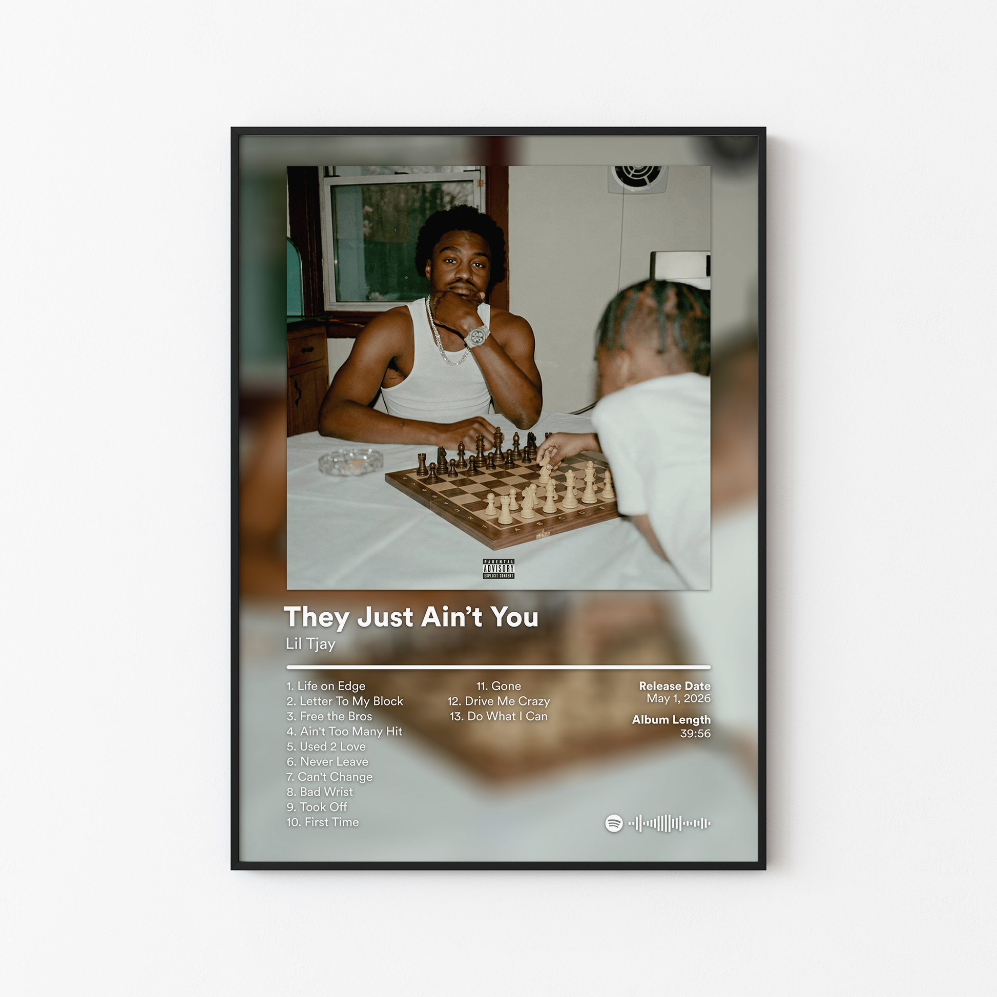 Lil Tjay They Just Ain't You Album Poster