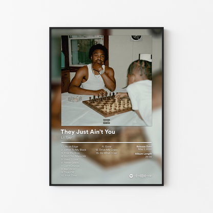 Lil Tjay They Just Ain't You Album Poster