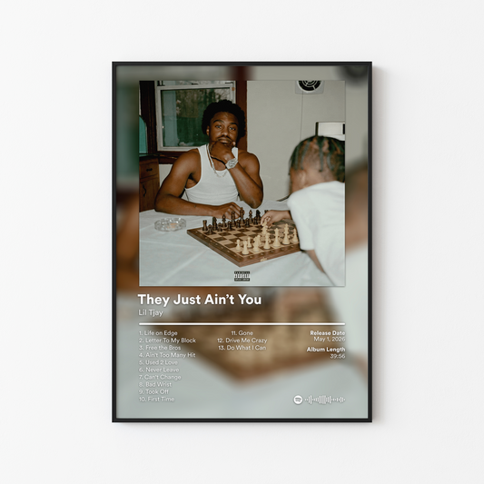 Lil Tjay They Just Ain't You Album Poster