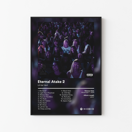 Lil Uzi Vert Eternal Atake 2 Album Poster