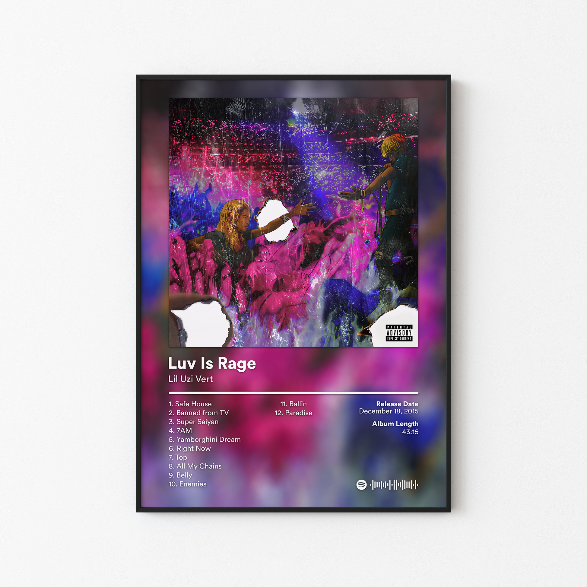 Lil Uzi Vert Luv Is Rage Album Poster