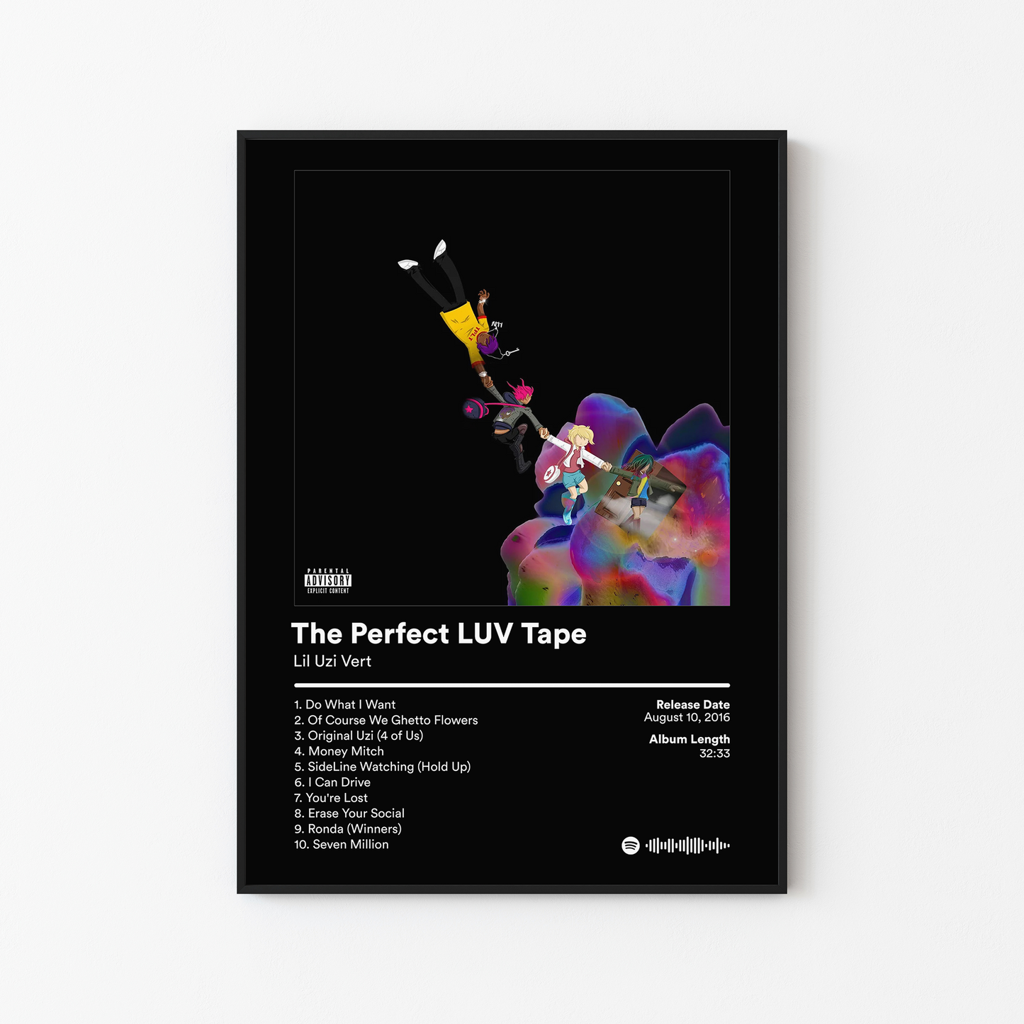 Lil Uzi Vert The Perfect LUV Tape Album Poster