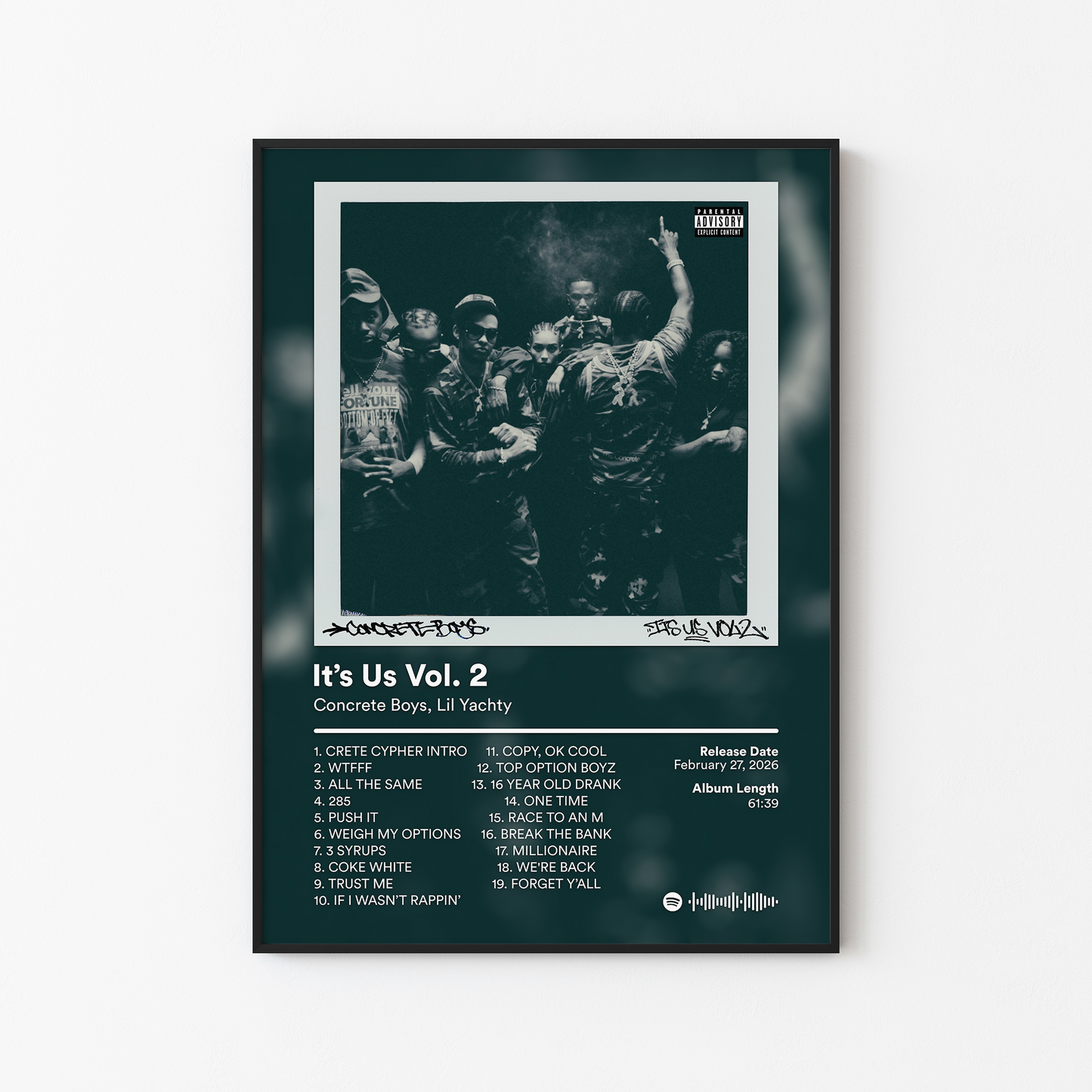 Lil Yachty Its Us Vol 2 Album Poster
