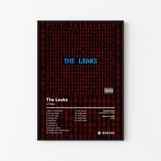 Lil Baby The Leaks Album Poster