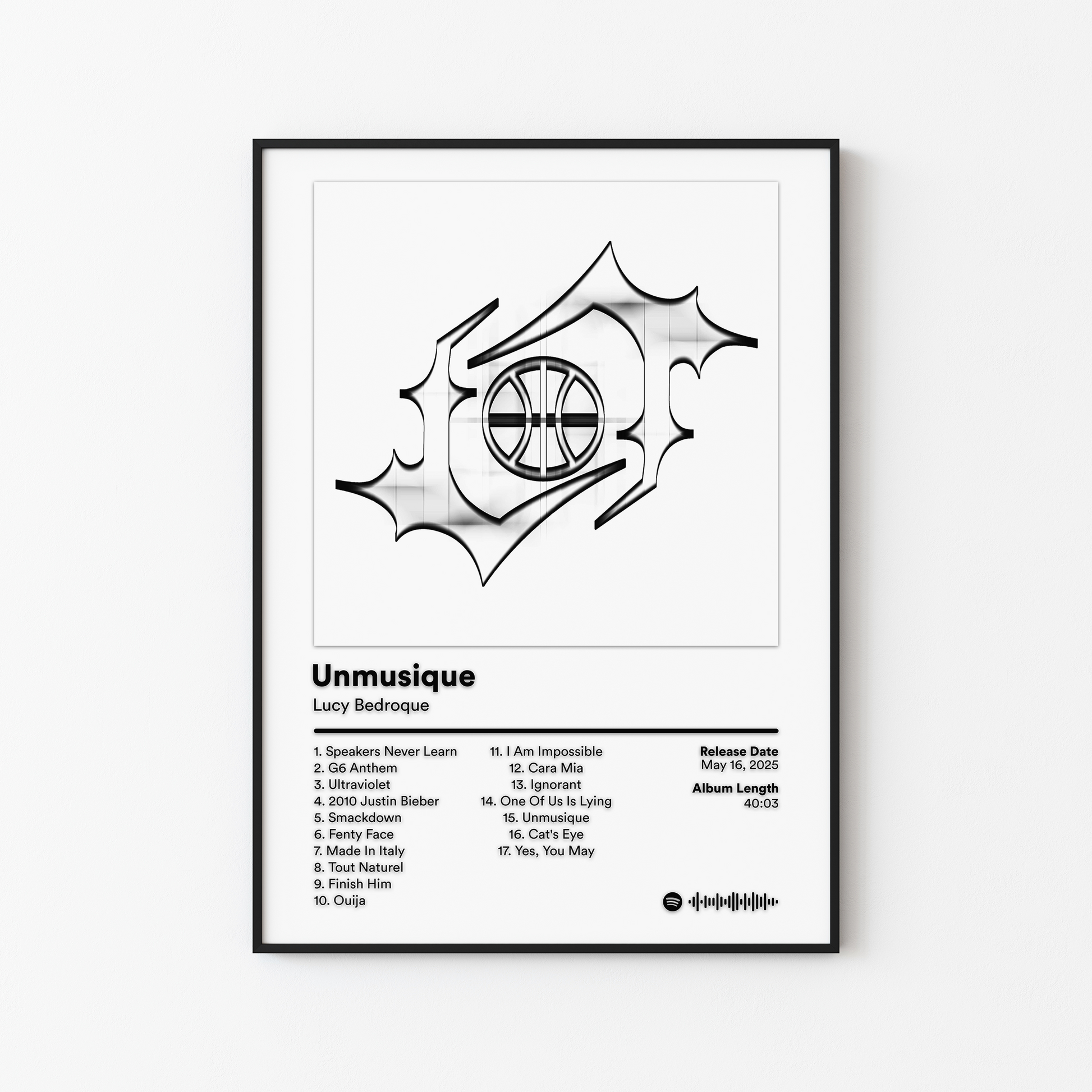 Lucy Bedroque Unmusique Album Poster