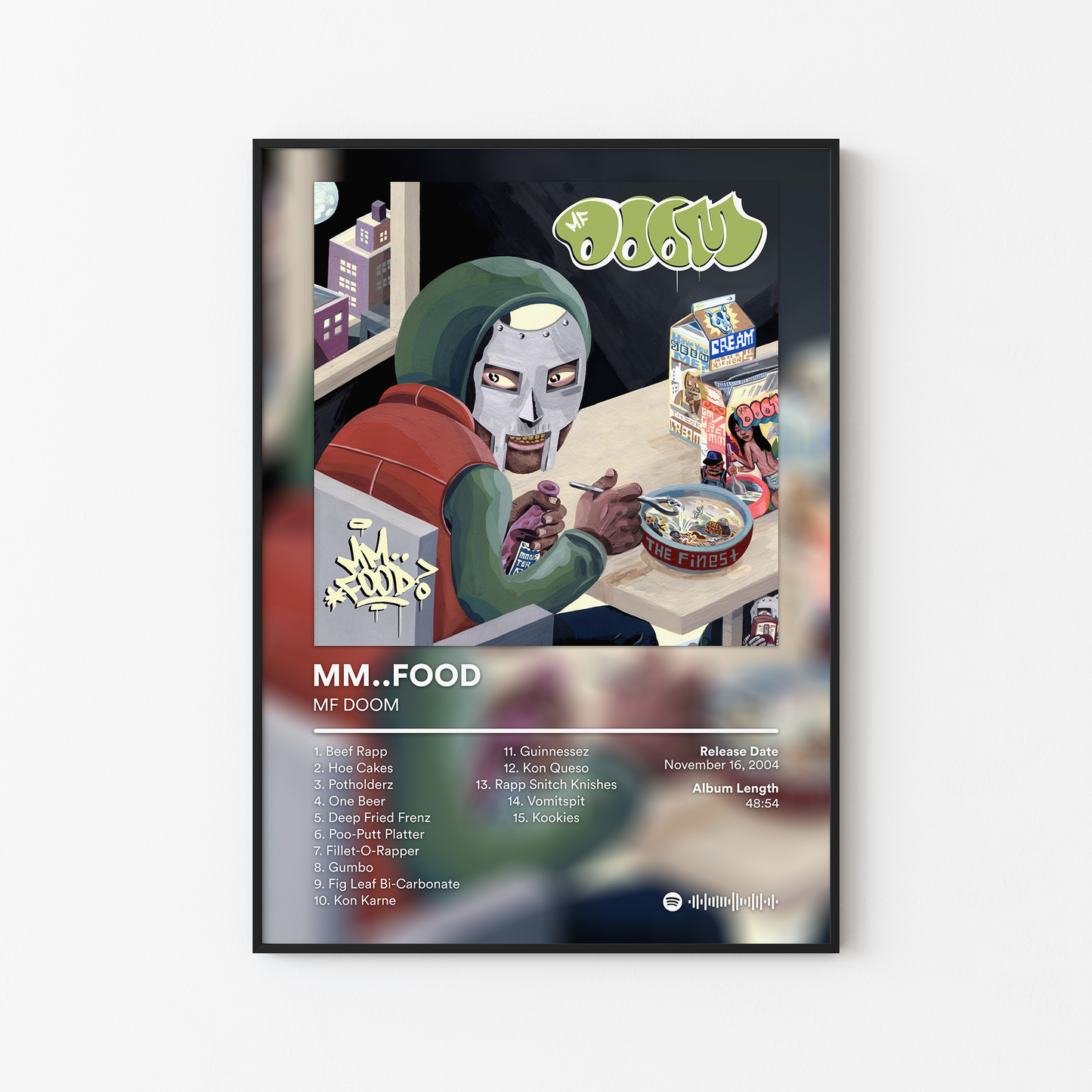 MF DOOM MM..FOOD Album Poster